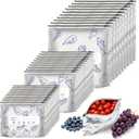 2 x Reusable Aluminum Foil Freezer Zipper Sealable Storage Bags for Food (30 Pcs, 3 Size)