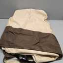 Vailge Stackable Patio Chair Cover,100% Waterproof Outdoor Chair Cover, Heavy Duty Lawn Patio Furniture Covers,Fits for 4-6 Stackable Dining Chairs,36"Lx28"Wx47"H,Beige&Brown