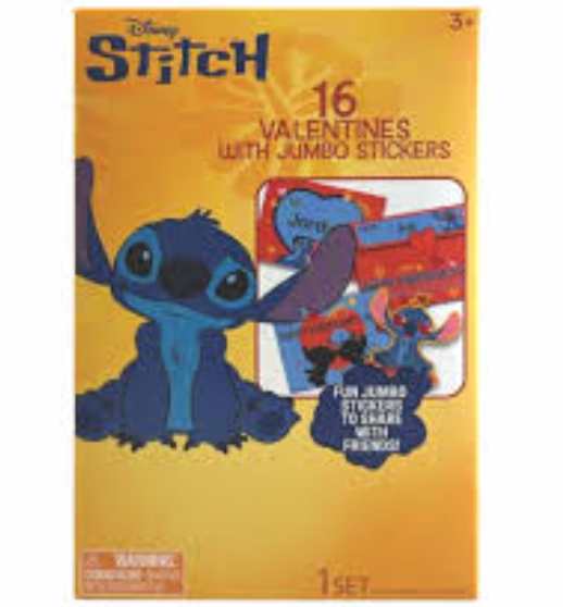 Exchange Cards Jumbo Stickers Stitch 2 Pack