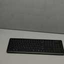 Wireless Keyboard and Mouse Combo - RGB Backlit, Rechargeable & Light Up Letters, Full-Size, Ergonomic Tilt Angle, Sleep Mode, 2.4GHz Quiet Keyboard Mouse for Mac, Windows, Laptop, PC (Black)
