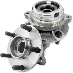 Pair 513296 Front Wheel Bearing Hub Assembly Compatible with Infiniti JX35 2013, QX50 2019, QX60 2014-2019, for Nissan Altima Maxima Murano Pathfinder 2013-2019 Hub Bearing Kit, 5 Lug (OE Size)