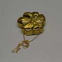 Gold Clutch Purses for Women,Flower Acrylic Purse Clutch,Women's Floral Shape Small Gold Purse Metallic Fancy Crossbody Rose Gold Clutchs,Sparkly Wedding Evening Clutchs for Women Party Prom