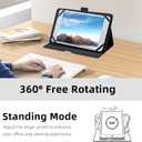 Universal 9",9.7",10.1",10.2",10.5" Tablet Case,Protective Cover Stand Folio Case for 9-10.5 Inch Tablet, Frog Mushroom, Tablet Case Cover for iPad, Samsung, Other Tablet