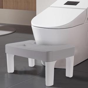 6.7 Inch Step Stool, Portable Plastic Foot Stool, Non-Slip Potty Stool for Bathroom
