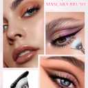 2 x BESTOPE PRO Makeup Brushes, 20PCs Professional Makeup Brush Set, Foundation Concealer Powder Eyeshadow Brush Set Contour Eyebrow Brush Kit with Led Light Mirror Travel Case & Powder Puff-Fluorite Pink