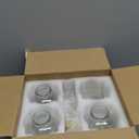 Coffee Bar Accessories, Coffee Syrup Dispenser - 4pack,16.9oz Syrup Dispenser with Labels, Syrup Pump Dispenser for Coffee Bar(Gold Pump)