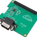 RS232 Hat Expansion PCB Board for Rapsberry Pi 4/3/2/A+/B+,Compact GPIO TX/RX/GND to DB9M RS232 Serial Expansion Board
