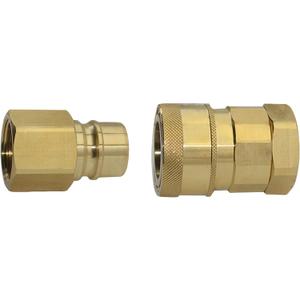 Natural Gas Hose with Quick Disconnect Fittings for Multi-purpose, 3/4 Inches