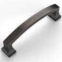 Amerdeco 10 Pack Oil Rubbed Bronze 4 Inch(102mm) Hole Centers Kitchen Cabinet Pulls Cabinet Hardware Kitchen Handles for Cabinets Cupboard Handles Drawer Pulls ZH0009ORB