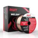 AWT Solid MIG Welding Wire, ER70S-6 Gas Solid Carbon Steel Mig Wire with Low Splatter, .030" 2-Pound Spool, Pack of 1