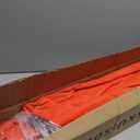 6.5' x 10' Rectangular Patio Umbrellas for Outdoor, Outdoor Table Umbrella, Large Outdoor Patio Umbrellas with 6 Sturdy Ribs for Market, Garden, Pool (Orange)