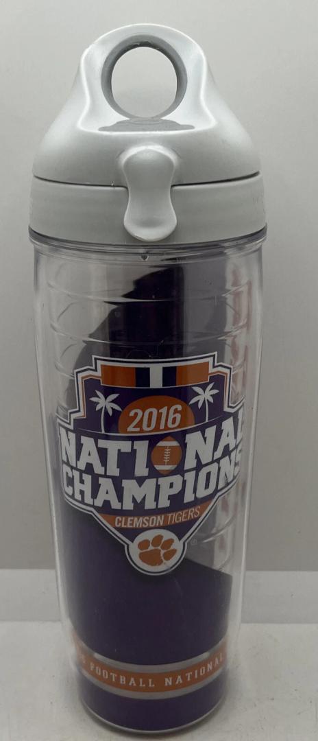 Tervis Clemson University 2016 National Championship 20 Oz Tervis Water Bottle