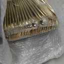 SUT 150PCS Gold Plastic Silverware, Plastic Utensils,Gold Silverware Disposable,Disposable Utensils Heavy Duty,Plastic Cutlery Set,Includes:50 Knives, Forks and Spoons for Party, Birthday,Wedding