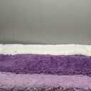 Cottonblue Weighted Blanket 15lbs 48x72 inches for Twin/Full Bed, Faux Fur Sherpa Weighted Blanket for Adults, Plush Cozy Bed Blanket with Ceramic Beads for Calm and Relax, Purple