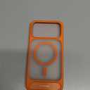 TORRAS Strong Magnetic & Seamless Stand for iPhone 17 Pro Max Case, Fit for MagSafe, Military Grade Drop Protection, Adjustable Kickstand for iPhone 17 Pro Max Case Translucent Matte Cosmic Orange