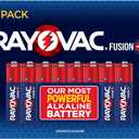 Rayovac Fusion AA Batteries (16 Pack), Double A Alkaline Batteries