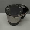 Oggi Insulated Ice Bucket, 4 Quart / 3.8 L, Stainless Steel, Black.