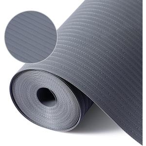 Shelf Liner Non Adhesive, Washable Cabinet Liners for Shelves, Waterproof Durable Non-Slip Drawer Liners for Kitchen Cabinets, Cupboard, Pantry, Gray 12" X 20'