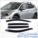 Channel Window Rain Guards Fit for Toyota Tundra 2022 2023 2024 2025 2026 CrewMax Truck, Extra Durable Visors Vent Visors Window Deflector Vent Shades Car Accessories (Glossy Black)