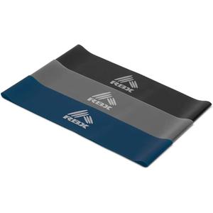 2 (3pks) RBX Looped Latex-free resistance bands.