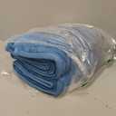 Amazon Basics 2-Piece Quick-Dry Oversize Bath Towel, 100% Cotton, 54" x 30", Lake Blue