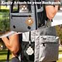 6Pcs Pet Hair Keychain, Cute Leather Paw Key Chain, Dog Fur Keepsake Keyring, Cat Hair Keychains, Pet Fur Memorial Gift Keychain Charm