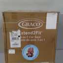 Graco Extend2Fit 3-in-1 Convertible Car Seat, 3 Modes Rear Facing, Forward Facing Baby Car Seat and Highback Booster Seat, Adjustable Extension Panel for Extra Legroom, Talia