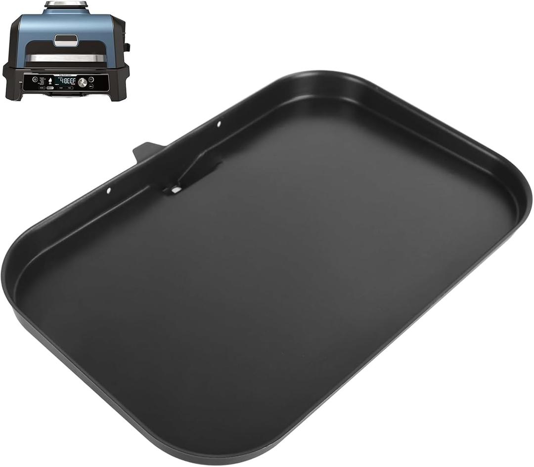 OG951 Griddle Pan for Ninja Woodfire Pro Connect XL Grill OG850 OG901 OG952 Accessories, XSKGRIDLXL Non-Stick Flat Top Griddle Plate for Ninja OG800 OG900 Series Outdoor Grill and Smoker