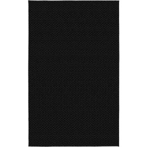 Garland Rug Medallion 4' x 6' Black Non Slip Polypropylene Area Rug- Ideal for Living Rooms & Hallways, Stylish & Durable for High-Traffic Areas