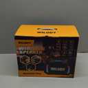 Wilody Speakers Bluetooth Wireless, 100W Loud Outdoor Speaker with Bass, IPX7 Waterproof Floatable, 20H Playtime, Wireless Charge, TWS, RGB Light, Portable Speaker for Work, Garage, Outdoor (Black) (Large)