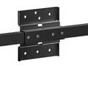 WALI Dual Monitor Wall Mount for 17 to 38 Inch, Ultrawide Monitor Arm for 2 Monitors, Swivel Tilt Computer Wall Mount with Mounting Holes 75x75/100x100, Per Arm Holds Up to 19.8lbs (012ARM-38), Black