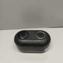 Ultrasonic Retainer Cleaner with Cleaning, Pumping, and Air-Drying Functions, 45kHz Retainer Cleaner Machine, 200ml Denture Cleaner for Dentures, Mouth Guards, Braces, Toothbrush Heads, Jewelry (Deep Black)