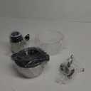 GANIZA Food Processors, Electric Food Chopper with Meat Grinder & Vegetable Chopper - 2 Bowls (8 Cup+8 Cup) with Powerful 450W Copper Motor - Includes 2 Sets of Bi-Level Blades for Fruits/Meat/Nuts (8 Cup+8 Cup, Black)