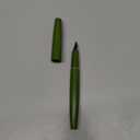 Schmidt Jinhao 80 Brushed Carbon Fiber Fountain Pen with Ink Converter, Iridium Fine Nib Writing Pen (green-Golden Clip)
