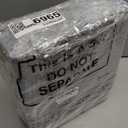 Nuanchu 500 Pack 2 Inch Square Nursery Pots, Small Plastic Seedling Pots with Drainage Holes, Mini Planting Planters for Garden Outdoor Indoor Flower Succulent Vegetable Starting Seedlings, Black