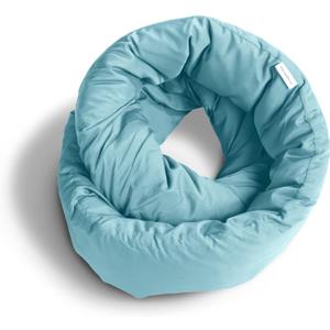 Infinity Pillow - Travel Neck Pillow - Versatile Soft 360 Support Scarf - Machine Washable - Home Travel Flight Road Trips Airplane Sleeping (Airy Blue)