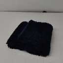 H.VERSAILTEX Navy Bath Mat, Bathroom Rug 36 x 24 Non Slip Bath Mats for Bathroom Floor, Luxury Chenille Ultra Soft Bath Rugs Shaggy Rugs Washable