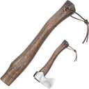 Marsrut 13'' Oak Wood Hatchet Handle Replacement – Fits Most Camp, Broad, and Single Bit Axes – Durable Wooden Axe Handle (1.9'' Wide)