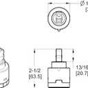 Pfister 9740350 Genesis 26 Series Cartridge Sub Assembly