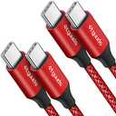 etguuds USB C to USB C Cable 2ft, 1-Pack 60W USBC to USBC Cord, Type C to C Charger Cable Fast Charging for iPhone 17 16 15 Pro Max Plus Air, Samsung Galaxy S25 S24 S23, for MacBook/iPad, Pixel