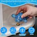 2 Pcs Toilet Bolt Covers Decorative, Sea Turtles Toilet Bolt Caps Screw Covers, Ocean Theme Bathroom Decor Easy to Install Avoid Rusting (Sea turtle)
