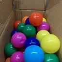 Playz Soft Plastic Mini Ball Pit Balls 200 Count - w/ 8 Vibrant Colors - Crush Proof, No Sharp Edges, Non Toxic, Phthalate & BPA Free for Baby Toddler Ball Pit, Play Tents & Tunnels Indoor & Outdoor