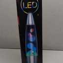 Liquid Motion Lamp with Remote, 17 Color Changing Night Light, 13.5 Inch RGB LED Table Lamp for Kids & Adults, Home Decor, Christmas, Party (White)