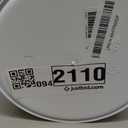 Superio Small Bathroom Trash Can, Modern White Mini Open Waste Bin (1 1/2 Gallon, 6 Liter) Plastic Garbage Can for Kitchen, Bathroom, Bedroom, Office, Under Desk, Car