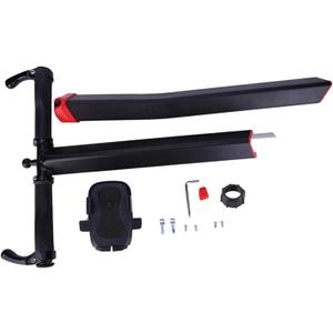 Premium Aluminum Alloy Black Handle Bracket Bar with Mobile Phone Mount Compatible with Xiaomi Balance Scooter for Enhanced Stability and Convenience During Rides