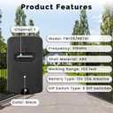 Gate Opener Remote Replacement for GTO Mighty Mule Gate Opener Remote Control FM135 RB741 Single Button 9 DIP Switch of 3 Positions 318MHZ-2 Pack