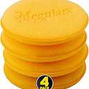 4 prs of Detailer's Choice 4" Foam Applicator Pads, designed for applying wax, polish, and protectants to vehicle exteriors.