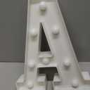 Light Up Letters, Led Letter Lights 26 Alphabet, Decorative Lighted Letter, Battery Powered Led Marquee Letters for Party, Bar, Night Light, Home Decor(A)