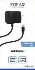 ZGear Fast Charge Wall Charger for Lightning Tip