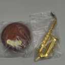 Saxophone Music Box, Alto Sax Model Musical Instrument with Rotating Base, Classical Music Box Home Decoration for Boys Girls Musician